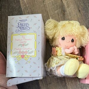 Precious Moments Yellow Musical Doll with Flute